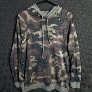 Haptics Camo Hoodie Women's Large